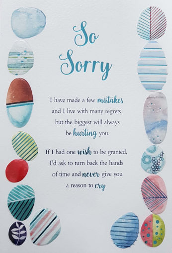 Picture of SO SORRY CARD